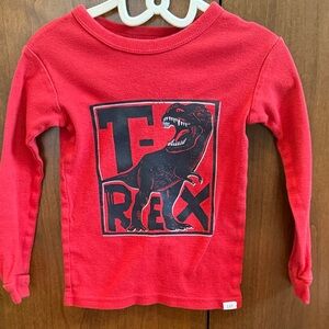 GAP Red T-Rex Long Sleeve Tee